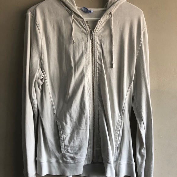 Athletic white zipup - Picture 1 of 2